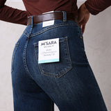 Relaxed fit straight-leg jeans