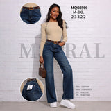 Relaxed fit straight-leg jeans