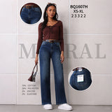 Relaxed fit straight-leg jeans